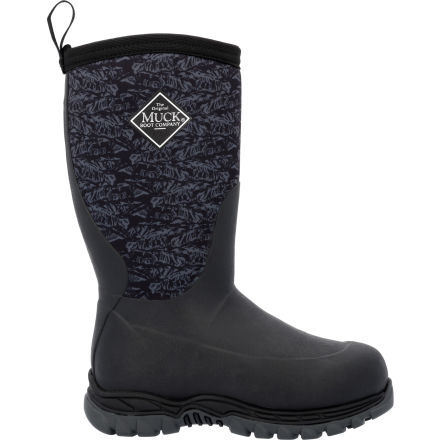 Kids Rugged II Boot RG2002 Black Mountain Terrain Print