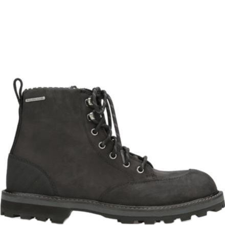 Men s Leather Foreman Lace Up Boot LMF000 Black