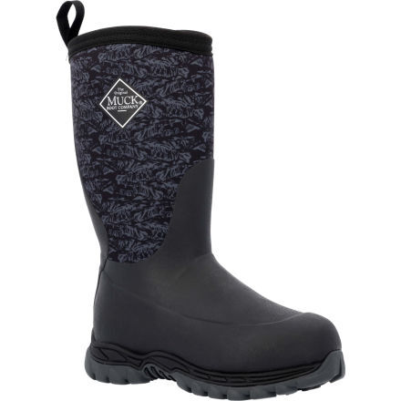 Kids Rugged II Boot RG2002 Black Mountain Terrain Print