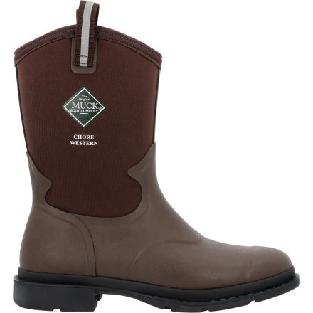 Men s Chore Western Mid Work Boot MCHWM90 Dark Brown