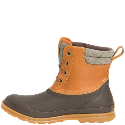 Men s Originals Leather Duck Lace Boot ODL902 Tan Dark Brown