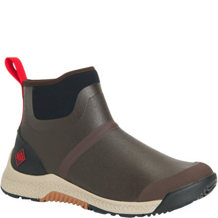 Men s Outscape Chelsea Slip On OSC900 Coffee Crockery Red