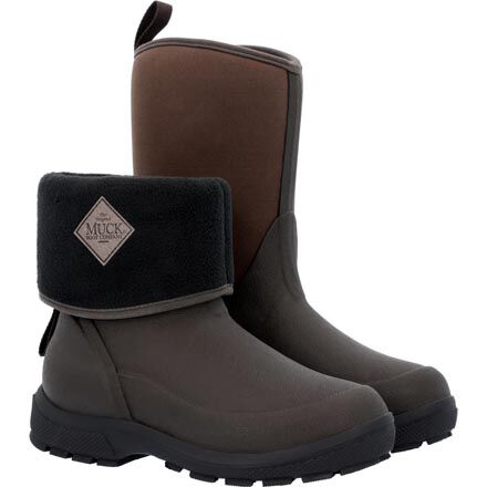 Kids Element Boot KEL900 Brown Buffalo Plaid Lining