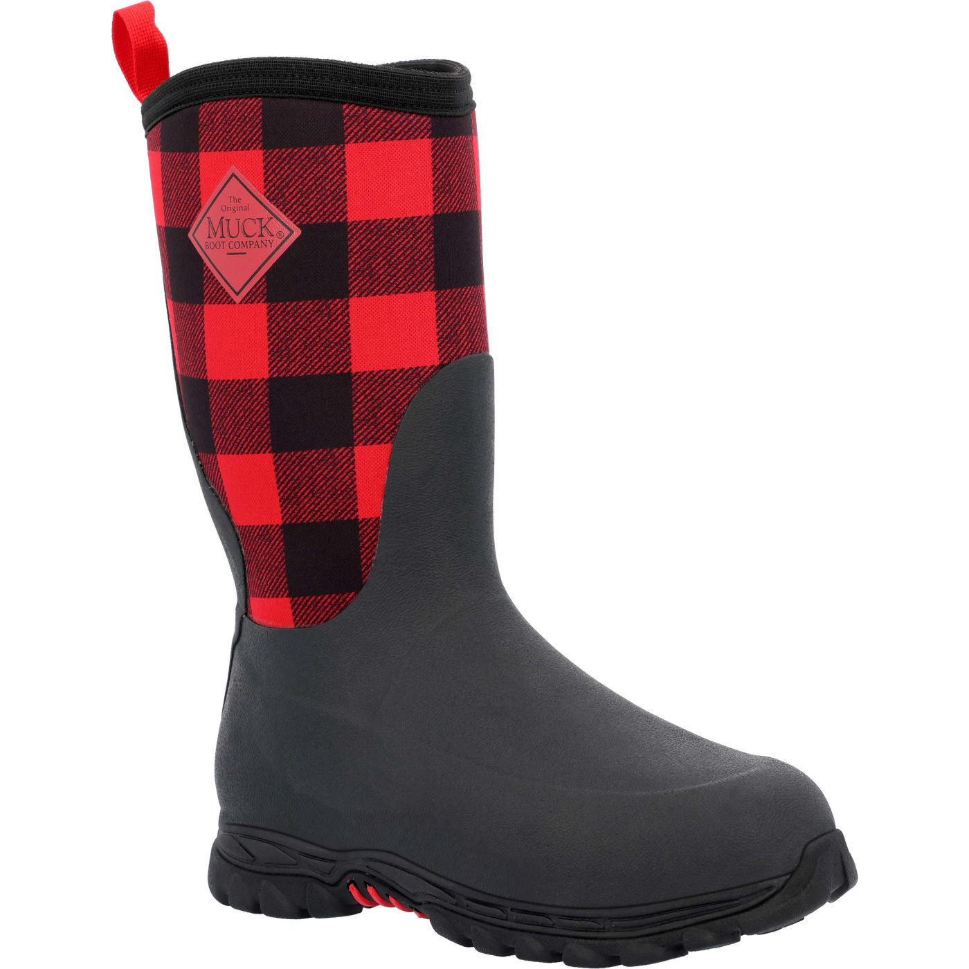 Kids Buffalo Plaid Rugged II Boot RG26PLD Black Plaid