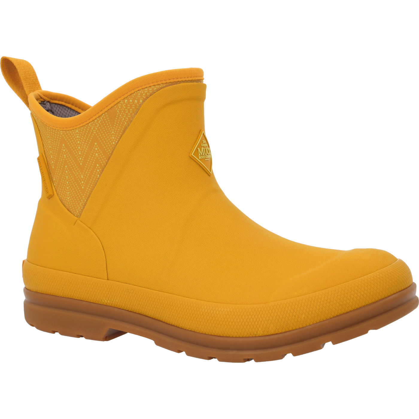  Muck Women's Muckster II Mid Boot, Yellow/Farm Print, Size 5 M