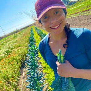 Veronica Mazariegos-Anastassiou of the Bay Area Young Farmers Chapter