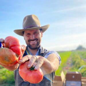 Cole Anastassiou of the Bay Area Young Farmers Chapter